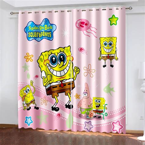 spongebob curtains|Amazon.com: Spongebob Curtains For Bedroom.